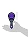 Dexas Popware for Pets Collapsible KlipScoop, 1/2 Capacity, Gray/Purple