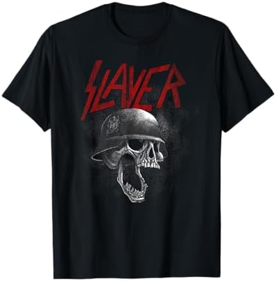 Amazon.com: Slayer Official Classic Logo T-Shirt - Black, Crew