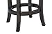 Boraam Cordova Counter Height Swivel Stool, 24-Inch, Black