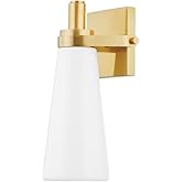 Hudson Valley Lighting 4221-AGB Trude - 1 Light Wall Sconce-12.25 Inches Tall and 5.75 Inches Wide, Finish Color: Aged Brass