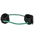 SPRI Xercuff Leg Resistance Band Exercise Cord with Non-Slip Padded Ankle Cuffs, Green, Light