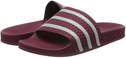 adidas burgundy slides