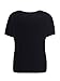 Persun Women Black Cute Cacuts Print Short Sleeve T-shirt, Black, Tag Medium/ US 4