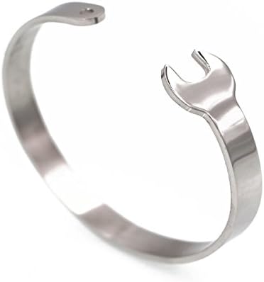 Fashion Men Women Titanium Steel Bracelet Wrench Hammer Cuff Bangle Silver,Gold,Rose Gold