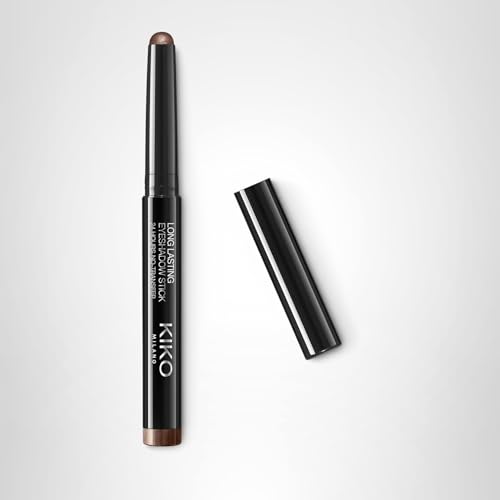 Kiko Milano Long Lasting Eyeshadow Stick - 24-Hour Wear, Transfer-Proof, Creamy Blendable Formula with Argan Oil, No-Transfer, Easy Application - 17 Golden Chocolate - 1.64g