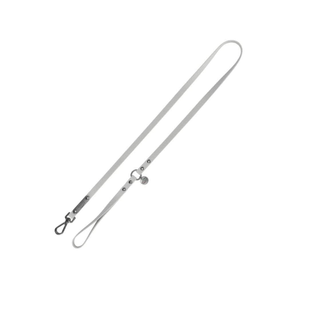TRIXIE CityStyle L-XL, 1.00 m/20 mm, Light Grey, PVC Lead for Dogs, Non-Slip, Water-Repellent & Washable for Small, Medium & Large Dogs, 1971116