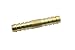 LTWFITTING Brass Barb Splicer Mender 1/4-Inch Hose ID Fitting Air Water Fuel Hose Joiner(Pack of 10) primary