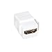 HDMI Keystone Coupler,VCE(6-Pack) HDMI Keystone Jack Insert,Gold Plated HDMI Female to Female Coupler Adapter-White