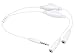 Monoprice 107116 Headphone Splitter with Separate Volume Controls, White