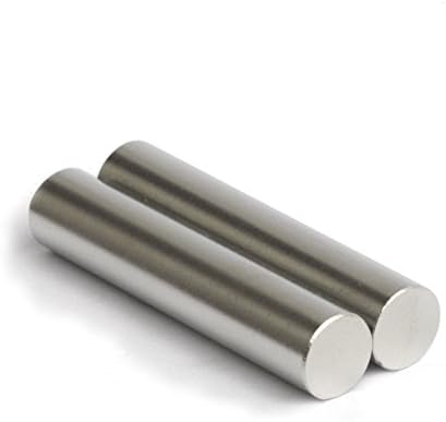 TAQTON Neodymium Cylinder Magnets, N52, ½ x 2½", Pack of 2. Strong Permanent Rare Earth Magnets. Fridge, DIY, Building, Scientific, Craft, and Office Magnets