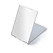 Portable Folding Mirror, Ultra-Slim Durable Makeup Mirror, Small Tabletop Mirror for Travel,Aluminum Shell, Mini Size, 3.3
