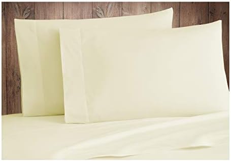 Luxury Collection – 2 PC King Pillowcase Set – 100% GOTS Certified Organic Cotton – Sateen Weave – Natural Color