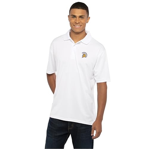 Vantage Apparel White Poly Polo, San Jose State Spartans, L at Amazon