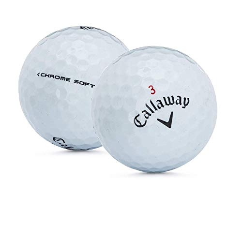 Callaway Chrome Soft Personalized Golf Balls 3Pack Refinished