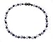 The Art of Cure Original Baltic Amber Necklace- Polished Handmade (Cherry/Aquamarine) for boy or girl – 12-12.5 Inches size