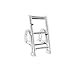 RecPro Marine PONTOON BOAT HEAVY DUTY 5 STEP TELESCOPING REAR ENTRY LADDER SSL-BCK-T3L