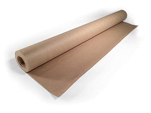 Note Card Cafe Brown Kraft Paper Jumbo Roll | 30 x 1200 in (100ft) | Biodegradable | Great for Craft Projects, Gifts, Tablecloth, Floor Covering, Packing, Moving, Shipping, Postal, Dunnage, Parcel