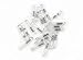 Fishing Rattles Worm Jig Fishing Lure Plastic Rattles Shake Metal Ball Rattles Insert Tube Sound Attract Fly Tie Tying,20pcs (Transparent-L)