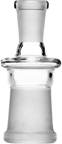 SCIENTIFIC LABORATORY SUPPLIES - 12-1837 FEMALE TO FEMALE ESSENTIAL ADAPTER W/ RING 180 ASSORTED SIZES / COLORS CLEAR 18MM FEMALE TO 10MM FEMALE