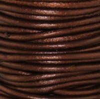 #51 Metallic Tamba Round Leather Cord 0.5mm (1/64") x 10 m (10.93 yds)