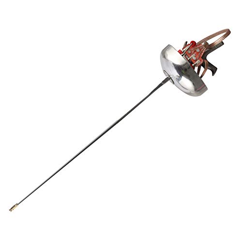 RayJoy Pistol Grip Fencing Weapon Electric Epee Sword Rustproof and Durable Elastic Steel Blade with Body Cord, Wire and Point - # 5, 0 (# 5, Right)