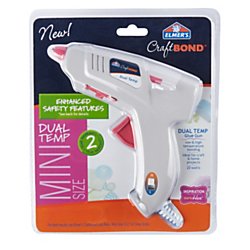 Elmer's E6049L Craft Bond Mini Dual Temp Hot Glue Gun, 20W (E6049)