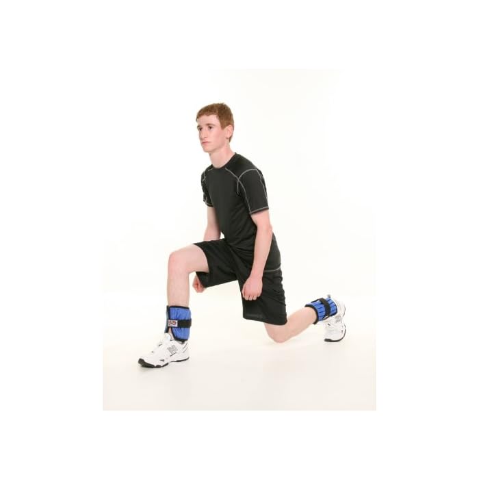 All Pro Weight Adjustable Ankle Weights, 10lb pair (up to 5lbs per ankle) Home Gym Warehouse