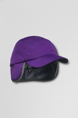 Lands' End Kids' Squall Earflap Winter Baseball Cap, in Concord Purple (XS/S)