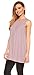 Red Hanger Womens Sleeveless Tunics - Women Flowy Tunic Tank Tops for Leggings (Lavender-L)