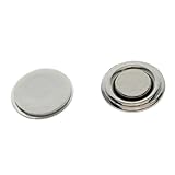 10 Pack - Small Round Button & Badge Magnets - Strong Magnetic Nametag and Lapel Pin Holders with Sticker Adhesive Backing by Specialist ID