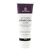 Anti-Aging Face Mask Cream with Activated Charcoal Bentonite Clay and Black Pearl, Remove Blackheads, Eliminate Acnes, Deep Clean Pores, Tightens Skins, Regenerates Cells - 5X Safer than Peel-Off Mask