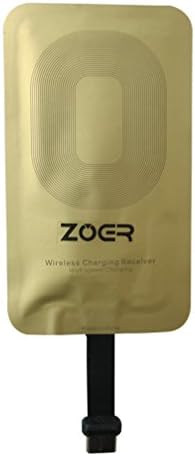 ZOER Universal Qi Wireless Charging Receiver Coil High Speed charging 1000mA for Type C of All Android Mobile Phones