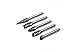 YUFUTOL Carbide Burrs for Aluminum - 5pcs Aluma Cut Carbide Rotary Burr Files Set 1/4
