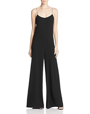 Womens Binx Crepe Sleeveless Jumpsuit