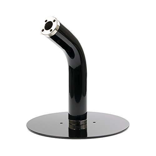 Pole Mount with 45 degree angle with weighted desk base for S Line series by Padholdr Black