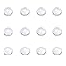 IGOGO Clear Glass Dome Tile Cabochon Clear 1 Inch Round 100PCS 25mm