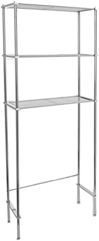 Organize It All 3 Tier Chrome Space Saver Bathroom Organizer