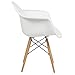 Best Choice Products Eames Style Armchair Mid Century Modern Molded Plastic Shell Arm Chair