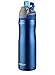 Contigo AUTOSEAL Fit Trainer Stainless Steel Water Bottle, 20 oz, Dazzling Blue