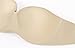 Strapless Invisible push-up bra women Backless Sexy Underwire Wedding bras(Nude,D)
