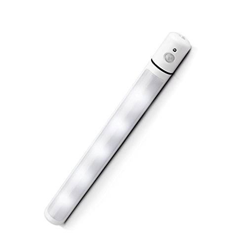Leadleds 5-LED Motion Sensing Closet Light, Battery Operated Cabinet Lights Auto/On/Off, Magnetic St