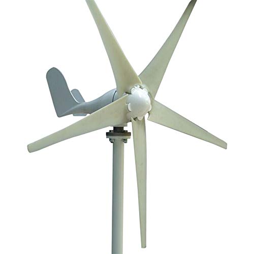 Belovedkai Wind Turbine Generator 400W DC 12V 5 Blade Powerful Generator Kit for Home Businesses Industrial Energy (400W 24V 5 Blades)