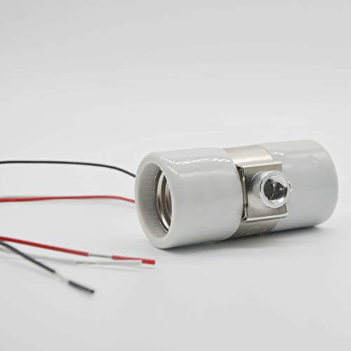 Dual Bulb Socket, 2 Circuit Porcelain Medium Screw Twin Light Fixture