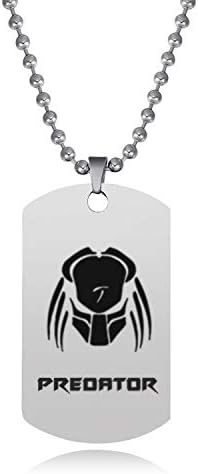 new media tie-tag necklace pendant stainless steel predator (fillet card and - style 2