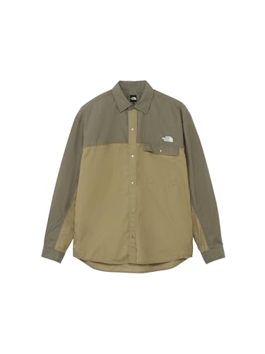 [ザ・ノース・フェイス] 長袖シャツ L/S Nuptse Shirt クラシックカーキ/トープ S