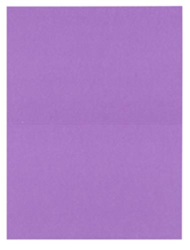 48-Pack Blank Greeting Cards - Plain Cards and Matching Color Envelopes for DIY Holiday Cards, Thank You Cards, Party Invitation, Birthday, Wedding, 6 Colors, 4 x 6 Inches