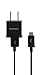 Samsung 1Amp Detachable with USB to Micro USB Cable Travel Charger - Non-Retail Packaging - Black