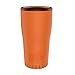 Silver Buffalo Double Walled Stainless Steel Travel Tumbler, 20-Ounces, Matte Orange