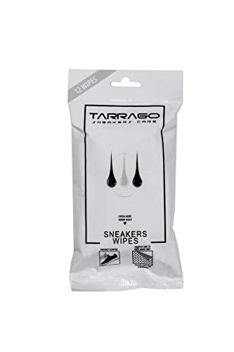 Tarrago 12 Sneakers Wipes - All-Purpose Shoe Wipes Cleaner Sneaker | Premium Dual-Sided Shoe Cleaner Wipes for Effective Cleaning | Freshly Scented Quick Wipes for Sneakers, Shoes & Boots