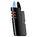 Torch Lighter,Triple Jet Flame Torch Cigar Lighters Butane Refillable Jet Lighter,Fuel Gas Fluid Lighter-with Punch-Butane NOT Included